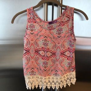 Aqua brand girls tank top